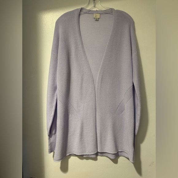 a new day Long Cardigan Color Lavender/light purple Size M - Picture 5 of 5